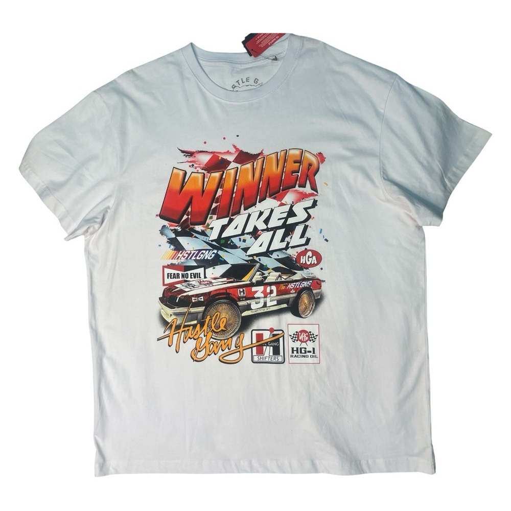 Winner Takes All Graphic Tee sz various